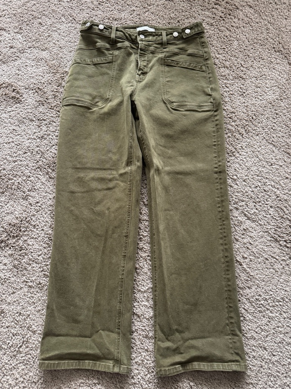 Flying Monkey Olive Utility Jeans